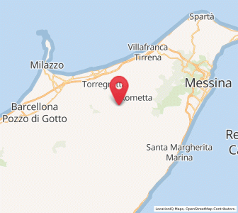 Map of Monforte San Giorgio, Sicily