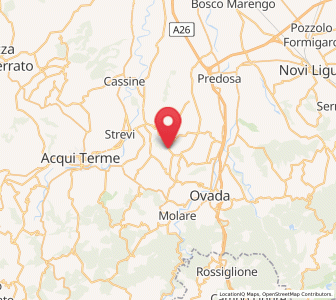 Map of Montaldo Bormida, Piedmont