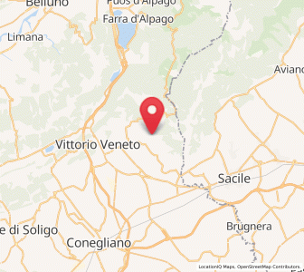 Map of Montaner, Veneto