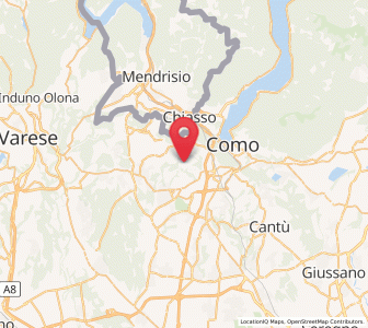 Map of Montano, Lombardy