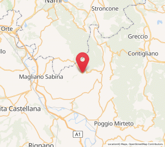 Map of Montebuono, Lazio