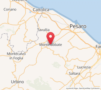 Map of Montelabbate, The Marches