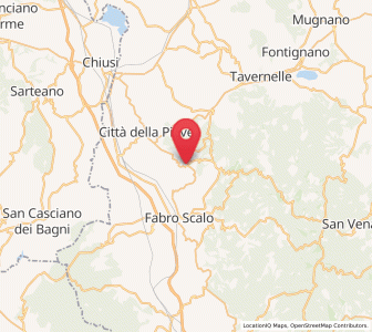 Map of Monteleone d'Orvieto, Umbria