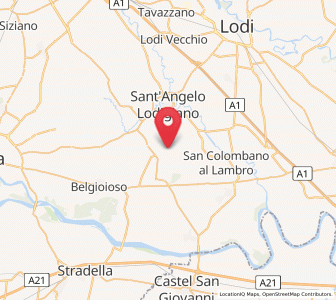 Map of Monteleone, Lombardy