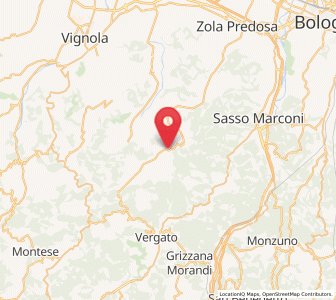 Map of Montepastore, Emilia-Romagna