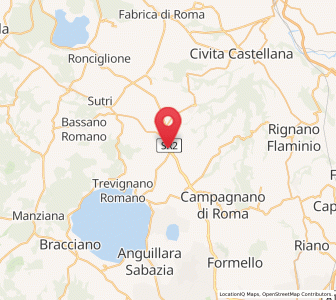 Map of Monterosi, Lazio