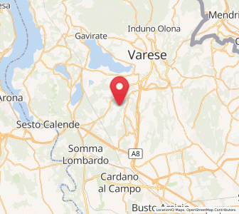 Map of Montonate, Lombardy