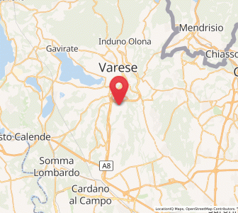 Map of Morazzone, Lombardy