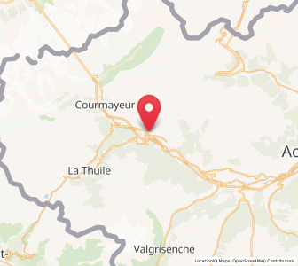 Map of Morgex, Aosta Valley