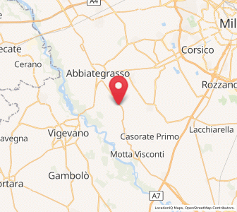 Map of Morimondo, Lombardy