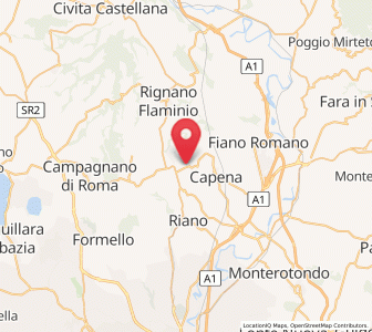 Map of Morlupo, Lazio
