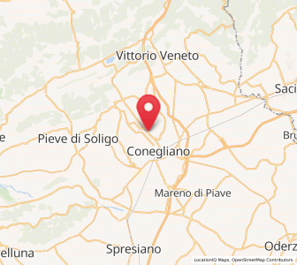 Map of Moro, Veneto