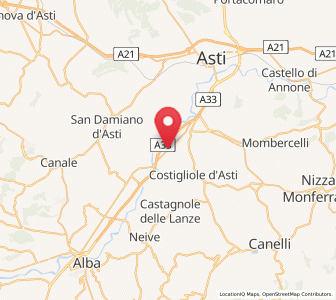 Map of Motta, Piedmont