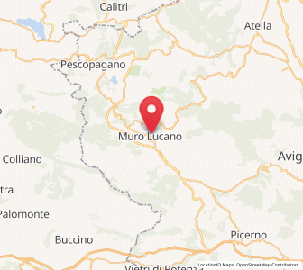 Map of Muro Lucano, Basilicate