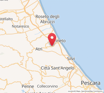 Map of Mutignano, Abruzzo