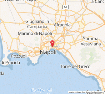 Map of Naples, Campania