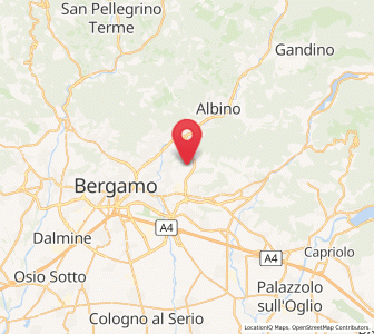 Map of Negrone, Lombardy