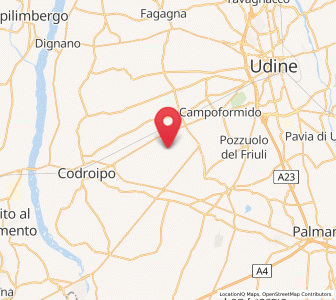 Map of Nespoledo-Villacaccia, Friuli Venezia Giulia