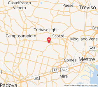 Map of Noale, Veneto