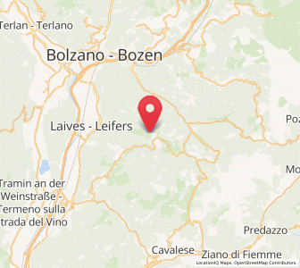 Map of Nova Ponente, Trentino-Alto Adige