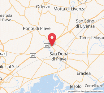 Map of Noventa di Piave, Veneto