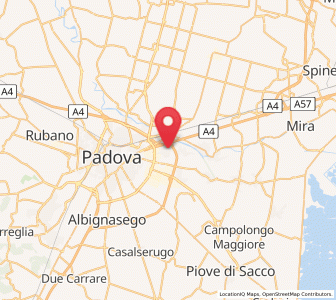 Map of Noventa, Veneto