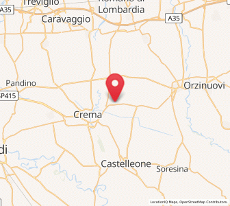 Map of Offanengo, Lombardy