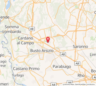 Map of Olgiate Olona, Lombardy