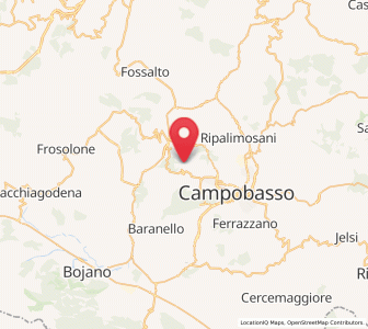 Map of Oratino, Molise