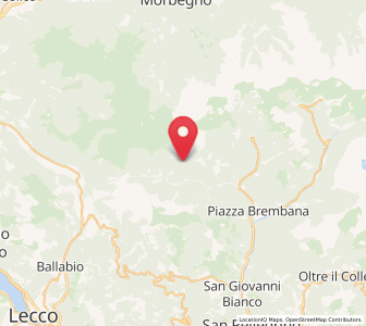Map of Ornica, Lombardy