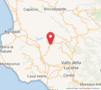 Map of Orria, Campania