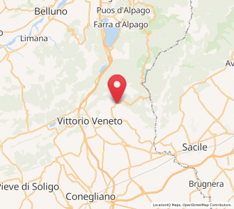 Map of Osigo, Veneto