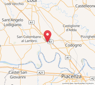 Map of Ospedaletto Lodigiano, Lombardy