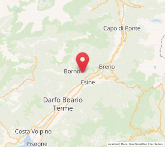 Map of Ossimo Inferiore, Lombardy