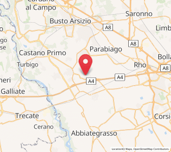 Map of Ossona, Lombardy