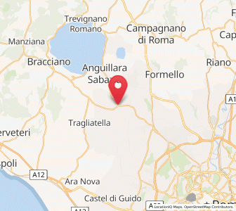 Map of Osteria Nuova, Lazio