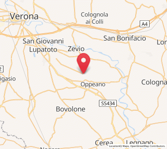 Map of Palù, Veneto
