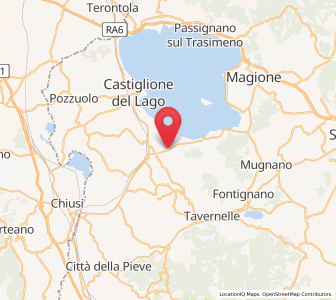 Map of Panicarola, Umbria