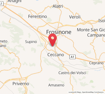 Map of Pantano Cosa, Lazio