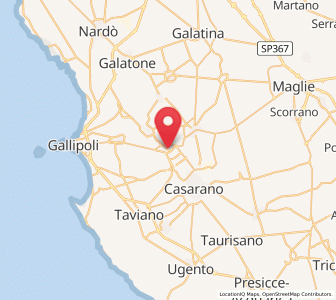 Map of Parabita, Apulia