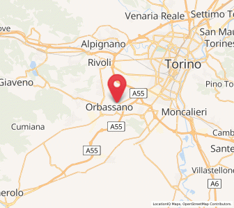 Map of Pasta, Piedmont