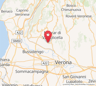 Map of Pedemonte, Veneto