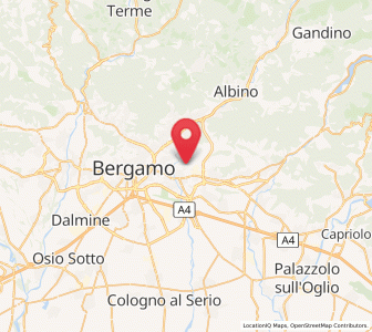 Map of Pedrengo, Lombardy