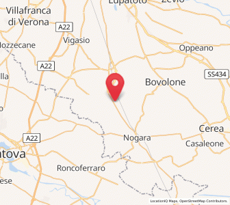 Map of Pellegrina, Veneto