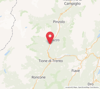 Map of Pelugo, Trentino-Alto Adige