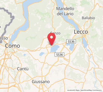 Map of Penzano, Lombardy
