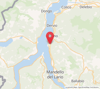 Map of Perledo, Lombardy