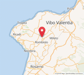 Map of Pernocari-Presinaci, Calabria