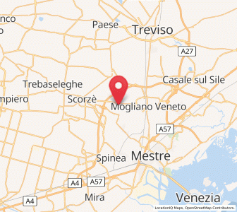 Map of Peseggia-Gardigiano, Veneto
