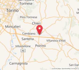 Map of Pessione, Piedmont